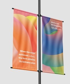 Alternative view of Pole Banners